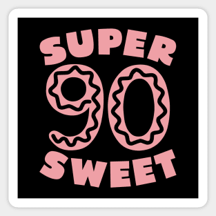 Super Sweet 90 Birthday Icing Sticker